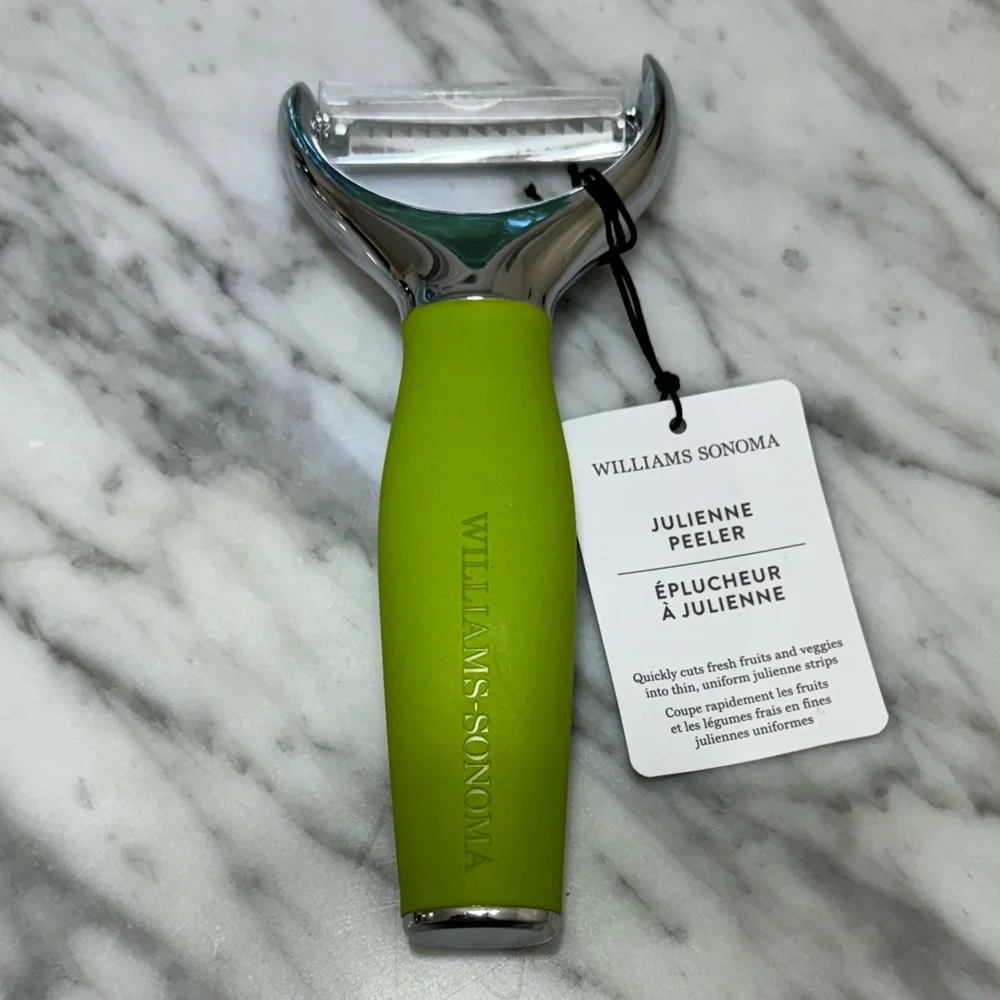 Williams Sonoma Straight Julienne Peeler, Green